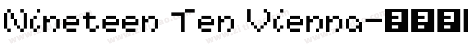 Nineteen Ten Vienna字体转换